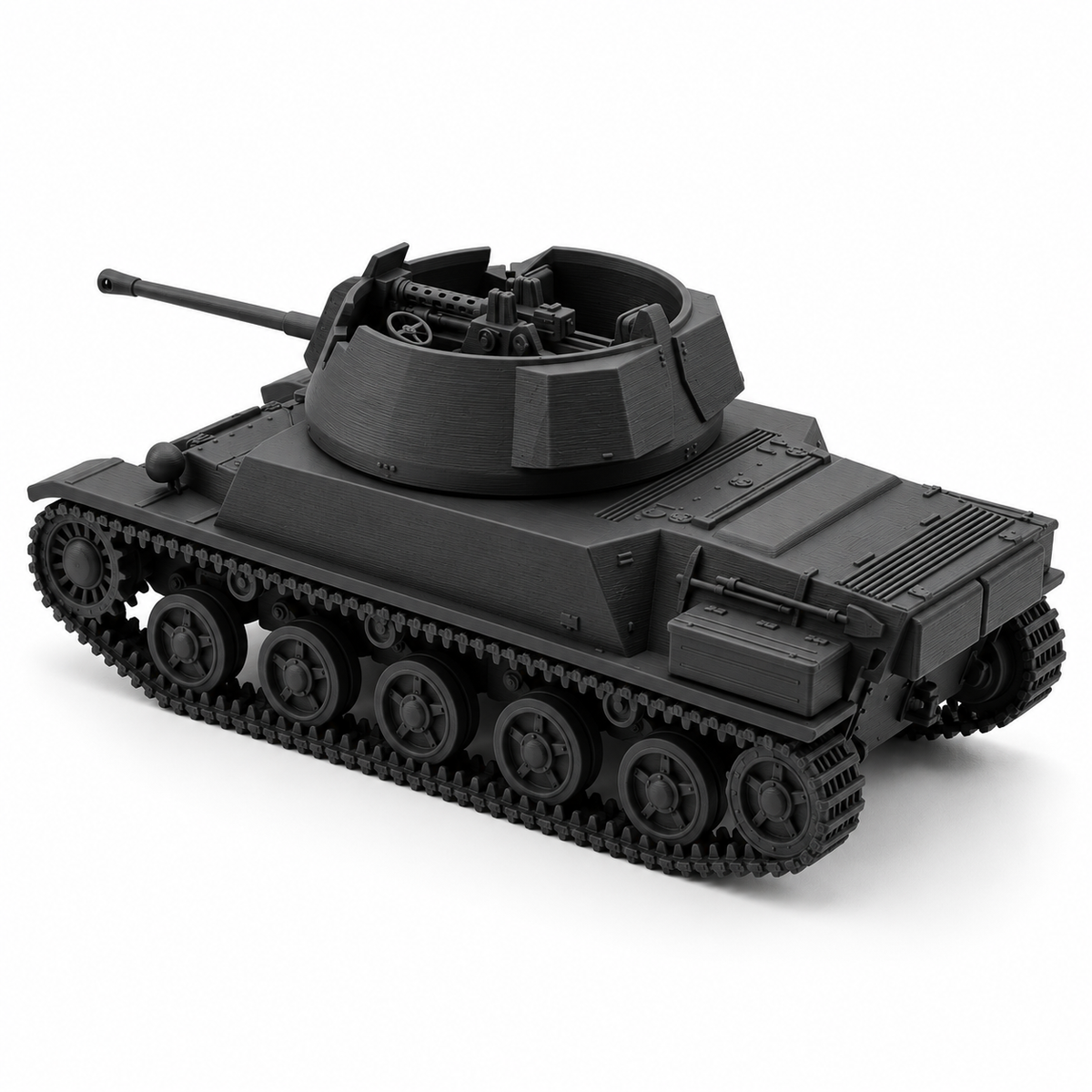 SSMODEL 1/72 1/144 WWII Swedish Landsverk L-62 Anti II SPAAG Resin Model TSS0860 — detail view 14