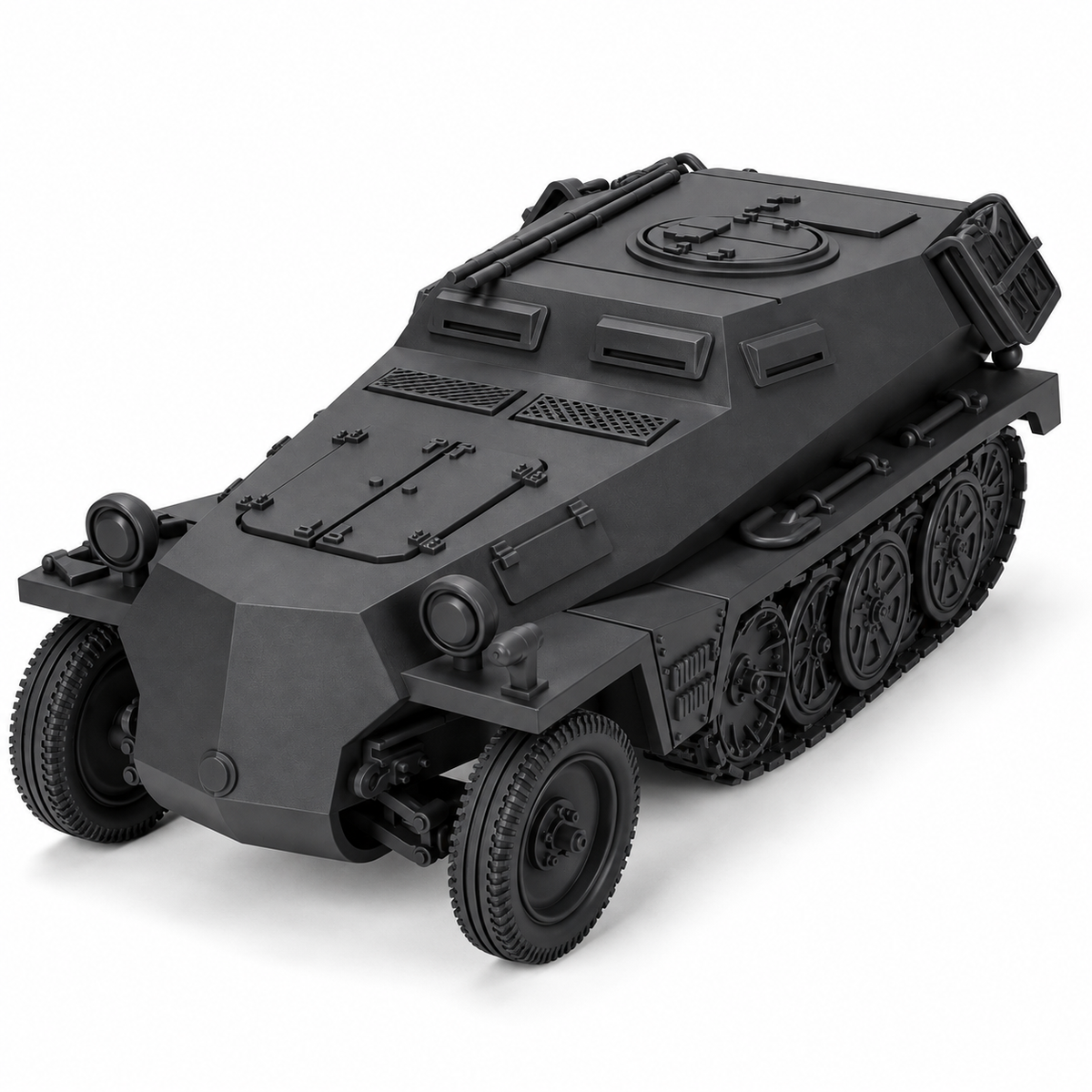SSMODEL 1/72 1/144 Multi Scale Sd.Kfz.253 Observation Vehicle MODEL KIT TSS0939 — detail view 12