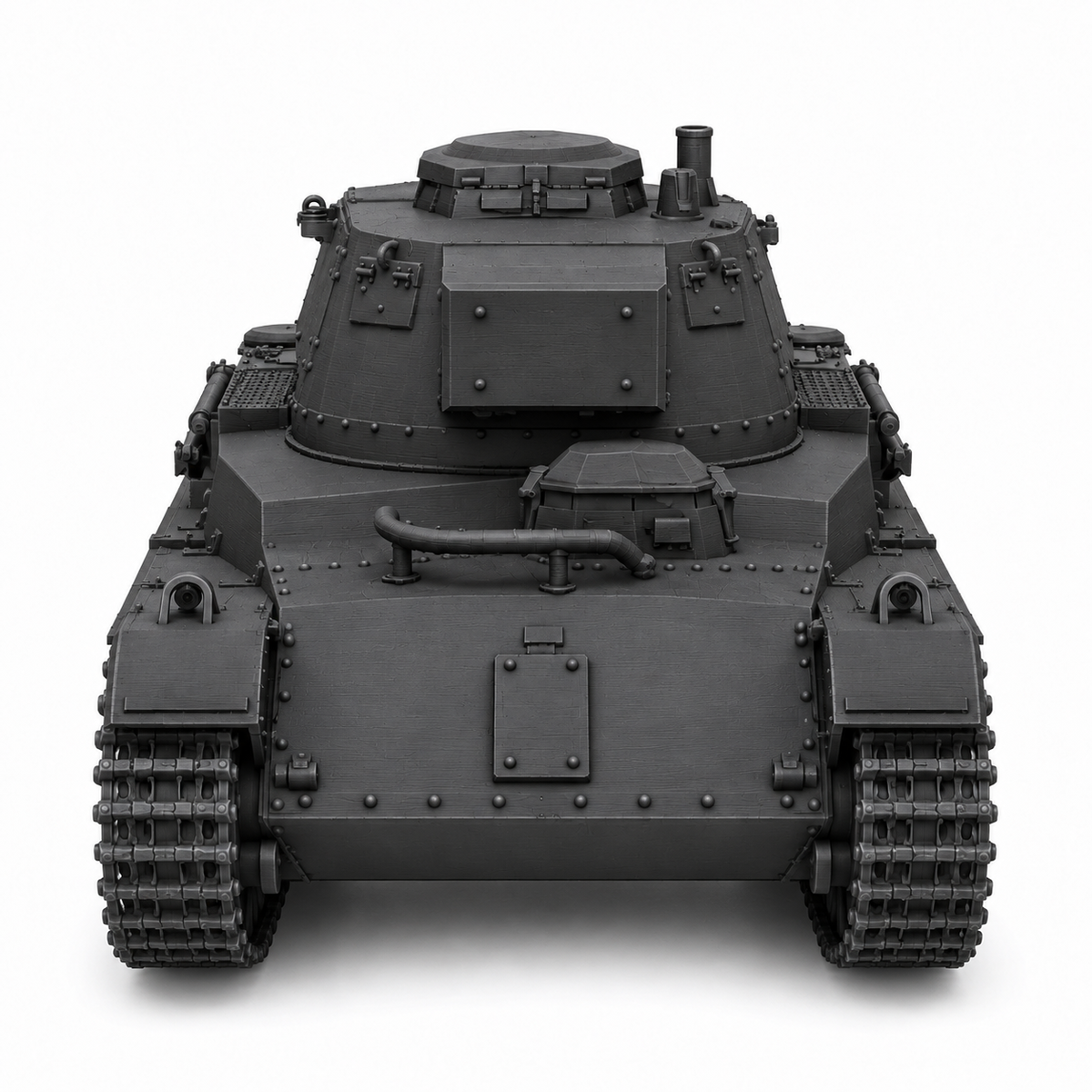SSMODEL 1/72 1/144 Multi Scale Toldi IIa tank Resin Model Kit TSS0198 — detail view 4