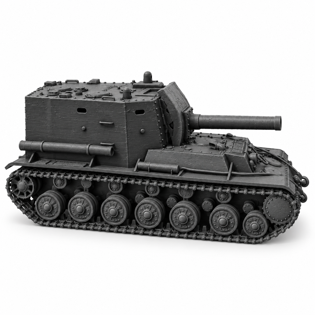 SSMODEL 1/72 1/144 Multi Scale KV-1Object 212Soviet artillery tank MODEL TSS0126