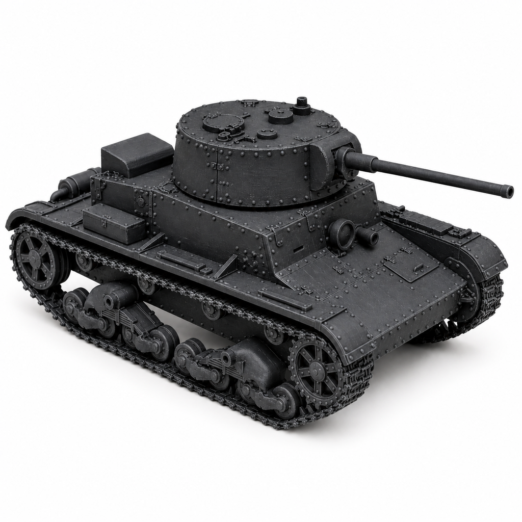 SSMODEL 1/72 1/144 Multi Scale T-26 mod.1933 soviet tank Resin Model Kit TSS0068