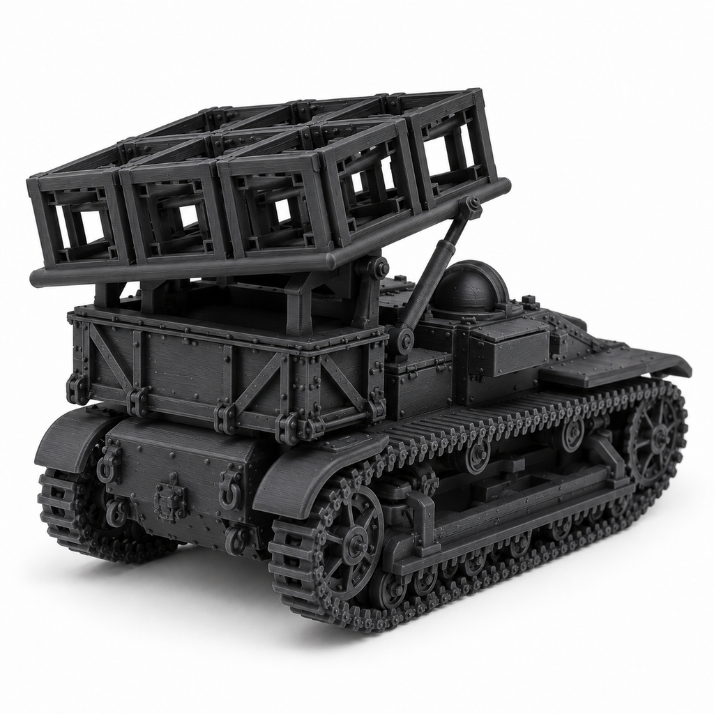 SSMODEL1/72 1/144 Multi Scale WWII German 28/32cm Wurfrahmen SPG Model TSS0801