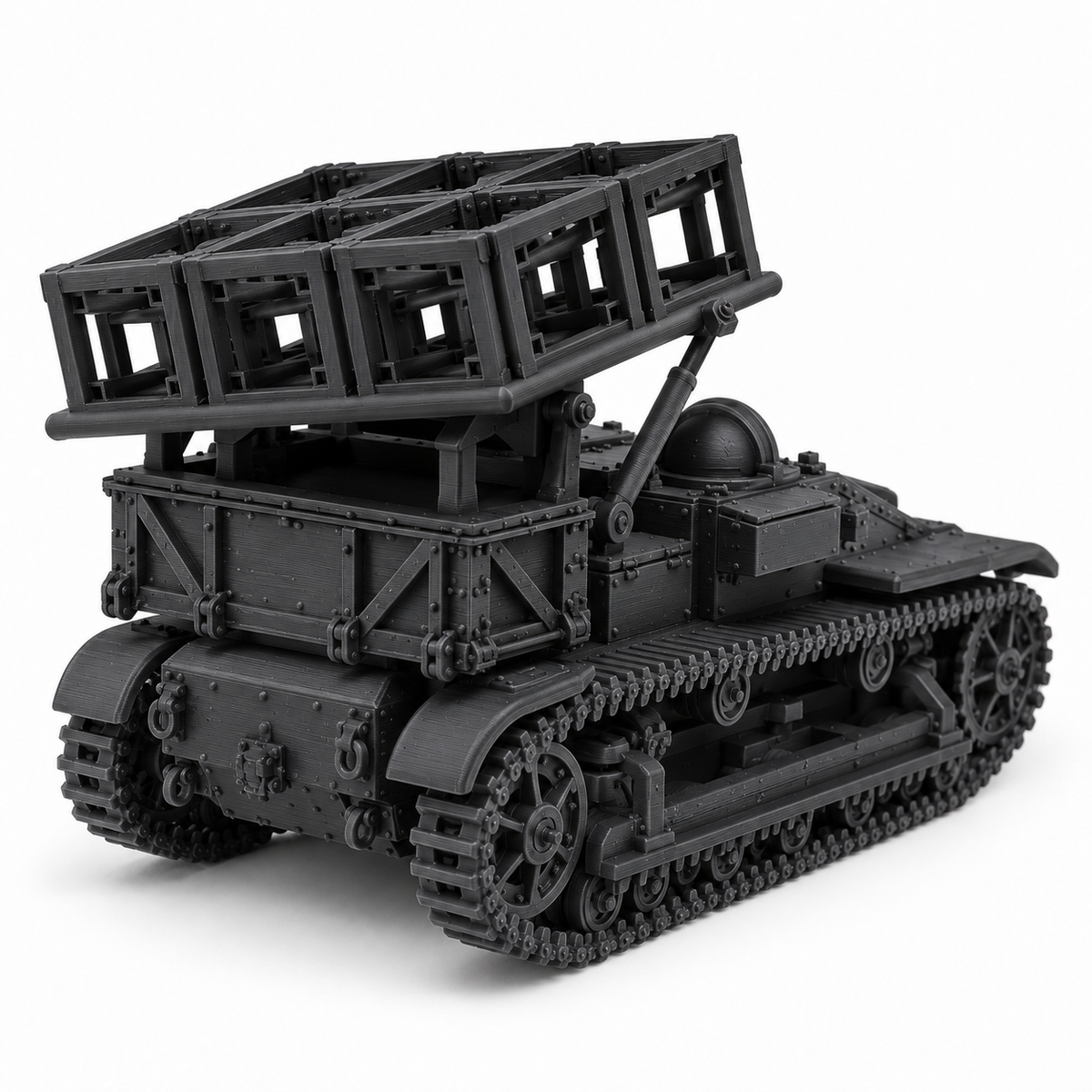 SSMODEL1/72 1/144 Multi Scale WWII German 28/32cm Wurfrahmen SPG Model TSS0801 — detail view 5