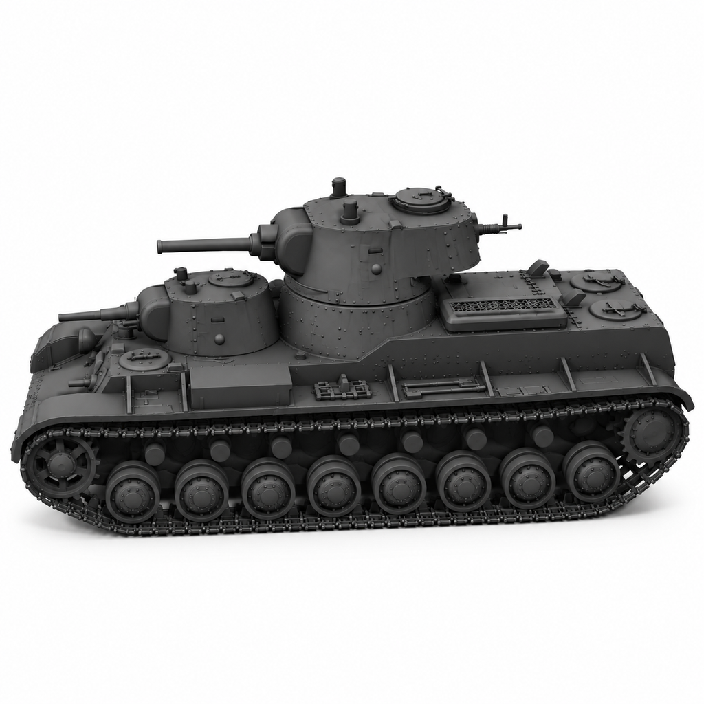 SSMODEL1/72 1/144 Multi Scale Soviet Union SMK tank Resin Model Kit TSS0557