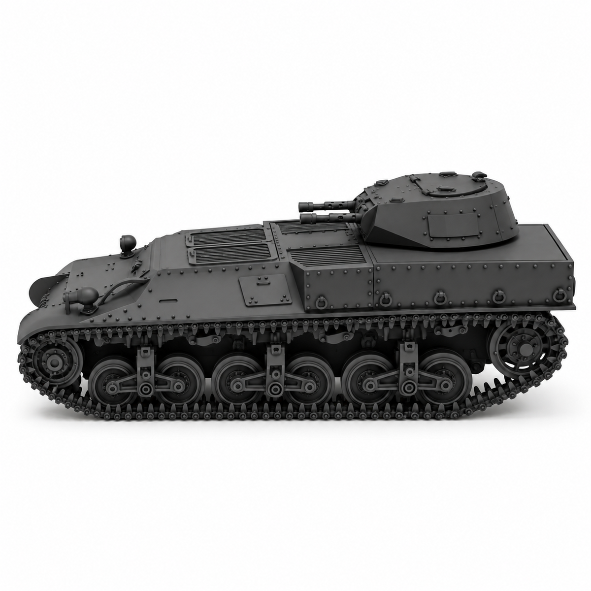 SSMODEL 1/72 1/144 PanzerI Turm auf Lorraine Schlepper f Resin Model Kit TSS0911 — detail view 5