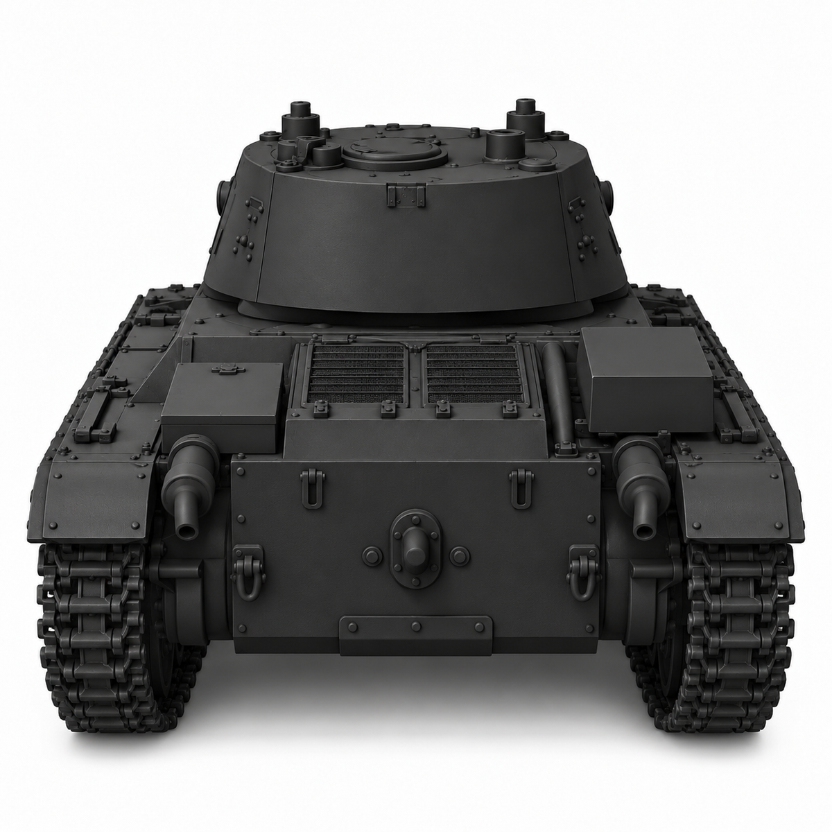 SSMODEL 1/72 1/144 T-26M T-26-5 Soviet experimental light tank Model Kit TSS0057 — detail view 4