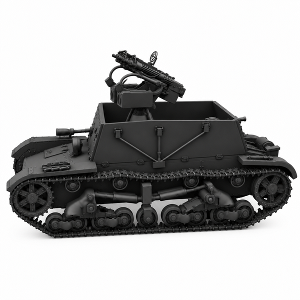 SSMODEL 1/72 1/144 SU6 with M4 Soviet ersatz AA-gun tank Resin Model Kit TSS0058