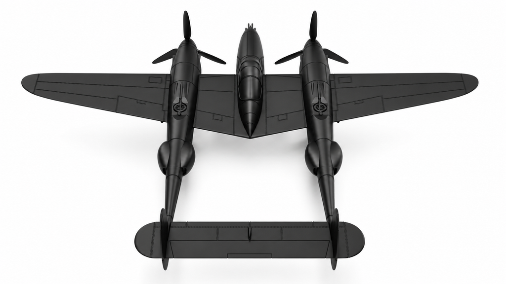 SSMODEL 1/72 1/144 Multi Scale Lockheed P-38L Lightning MODEL kit RSS0008
