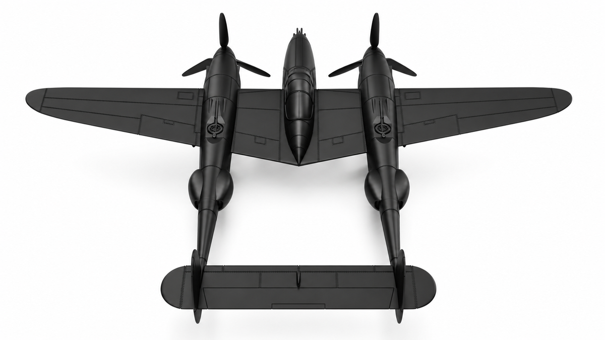 SSMODEL 1/72 1/144 Multi Scale Lockheed P-38L Lightning MODEL kit RSS0008 — detail view 5