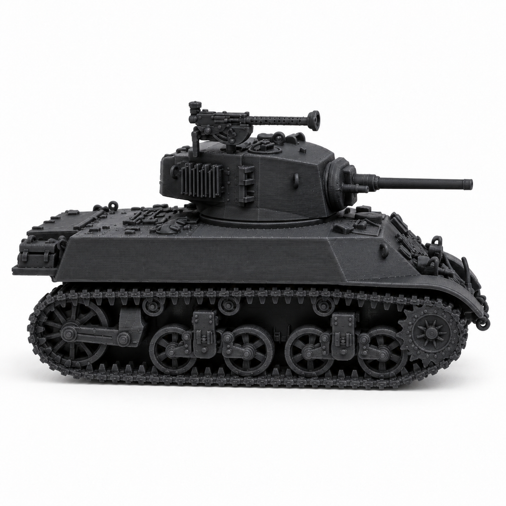 SSMODEL 1/72 1/144 Multi-Scale M3A3 US WWII Light Tank Resin MODEL KIT TSS0201