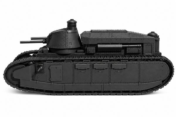 SSMODEL 1/72 1/144 Char 2C Char 2C Normandie SuperHeavy Tank MODEL TSS1363