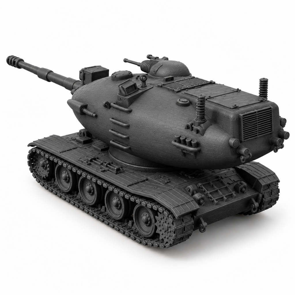 SSMODEL 1/72 1/144 TV-8 Second Stage US Nuclear War Tank MODEL kit TSS0478