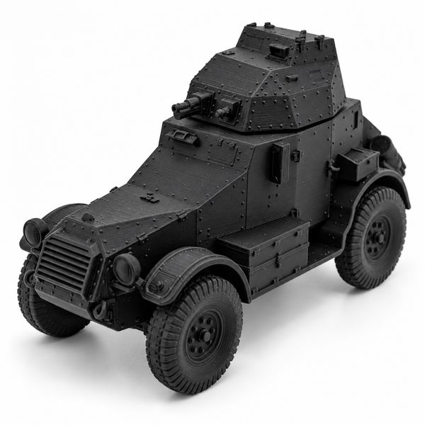 SSMODEL 1/72 1/144 Multi-Scale WWII French 165 Armored Car Resin Model TSS1219