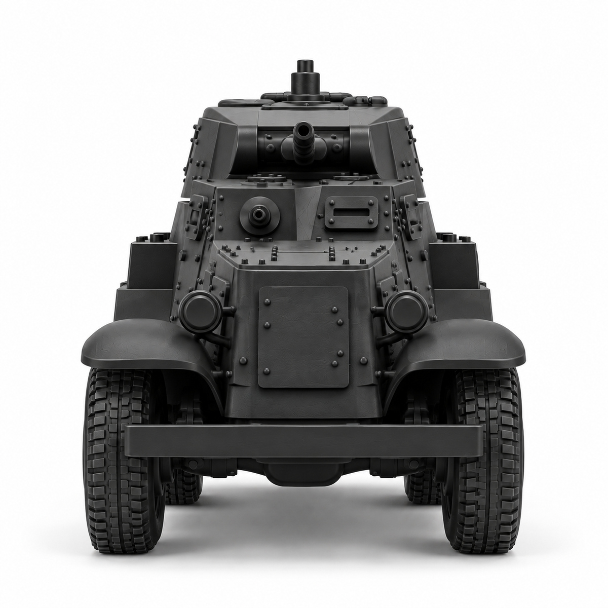 SSMODEL 1/72 1/144 Beutespahwagen BA10M mit 2c Kw 30 L55 Resin Model Kit TSS0768 — detail view 2