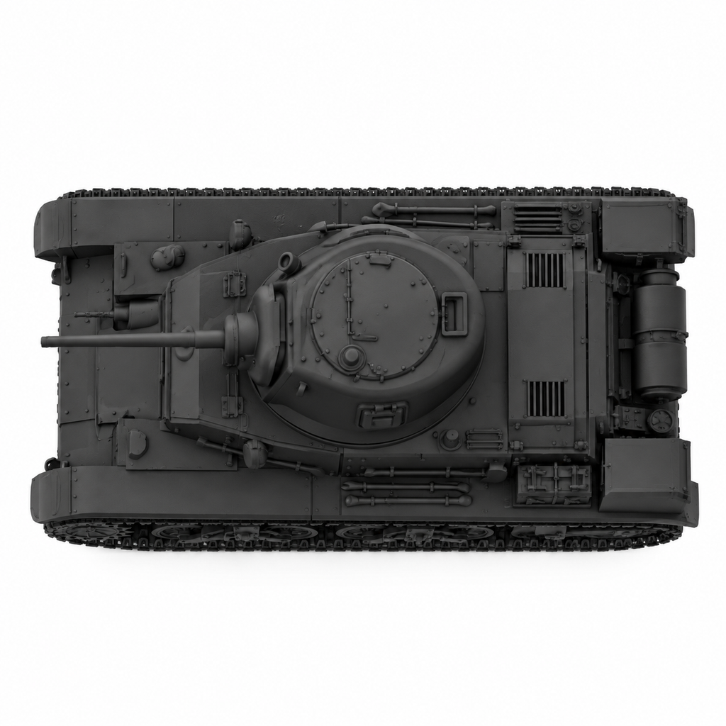 SSMODEL 1/72 1/144 WWII British Matilda II Mk.IV ZiS-5 76mm Resin Model TSS0894