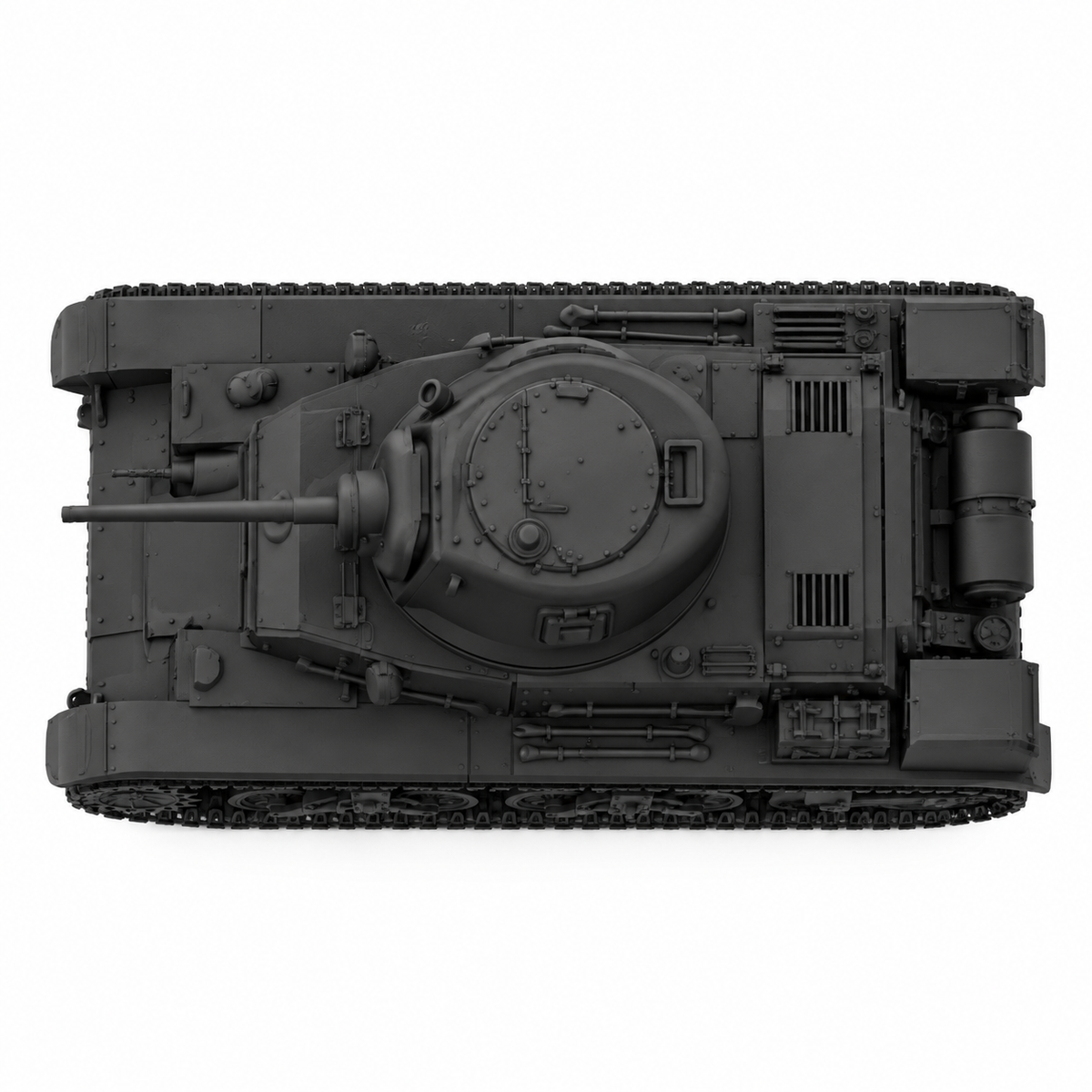SSMODEL 1/72 1/144 WWII British Matilda II Mk.IV ZiS-5 76mm Resin Model TSS0894 — detail view 5