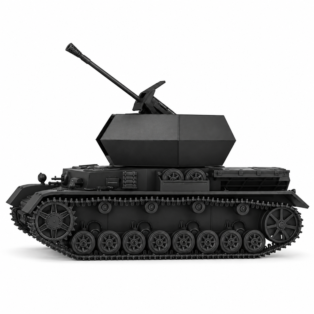 SSMODEL 1/72 1/144 Flakpanzer IV Ostwind 3.7cm Flak 43 Tank Resin MODEL TSS1486