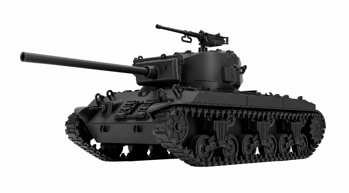 SSMODEL 1/72 1/144 Multi Scale T23 Medium Tank US WW2 Tank MODEL kit TSS1147 — detail view 13