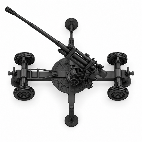 SSMODEL 1/72 1/144 Multi Scale 85mm K-52 heavy AA-gun USSR Resin MODEL TSS1443