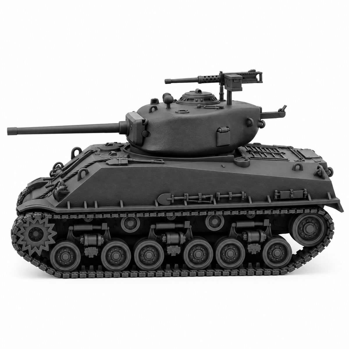 SSMODEL 1/72 1/144 WWII US Sherman M4A3E8 Easy Eight Resin Model Kit TSS0885 — detail view 3