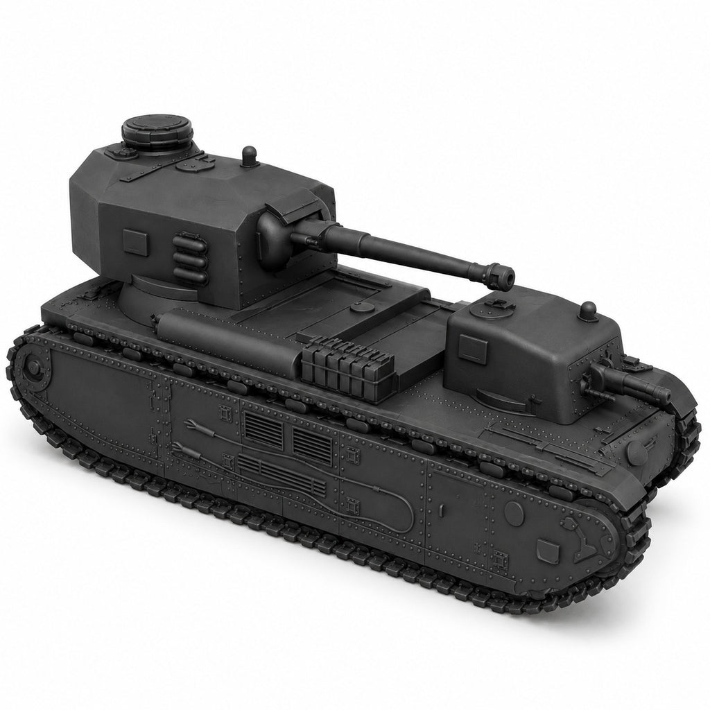 SSMODEL 1/72 1/144 Pz.Kpfw.F2 750f German fictional tank Resin MODEL KIT TSS0450