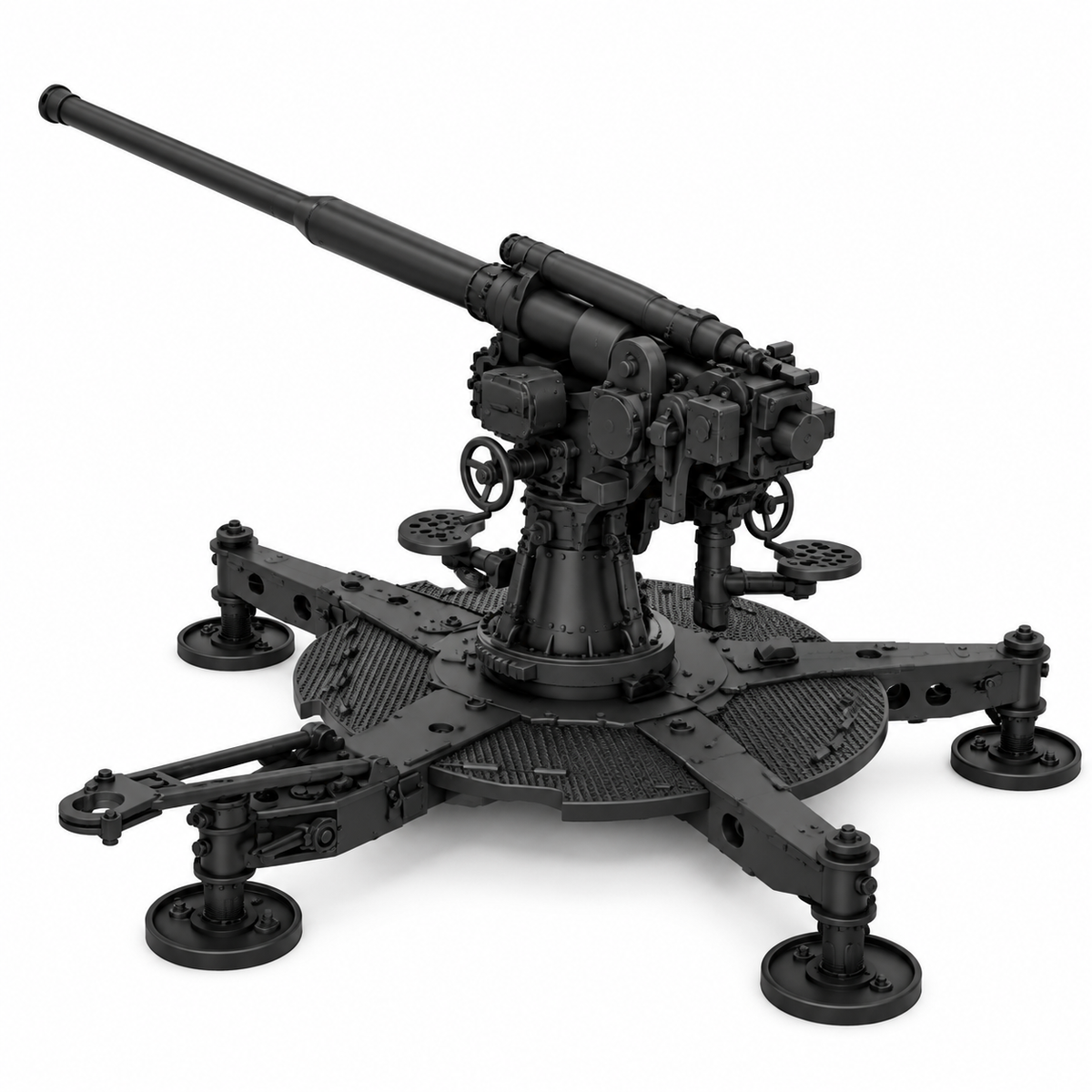 SSMODEL 1/72 1/144 Multi Scale Cannone da 90/53 Italy Resin MODEL KIT TSS1476 — detail view 10