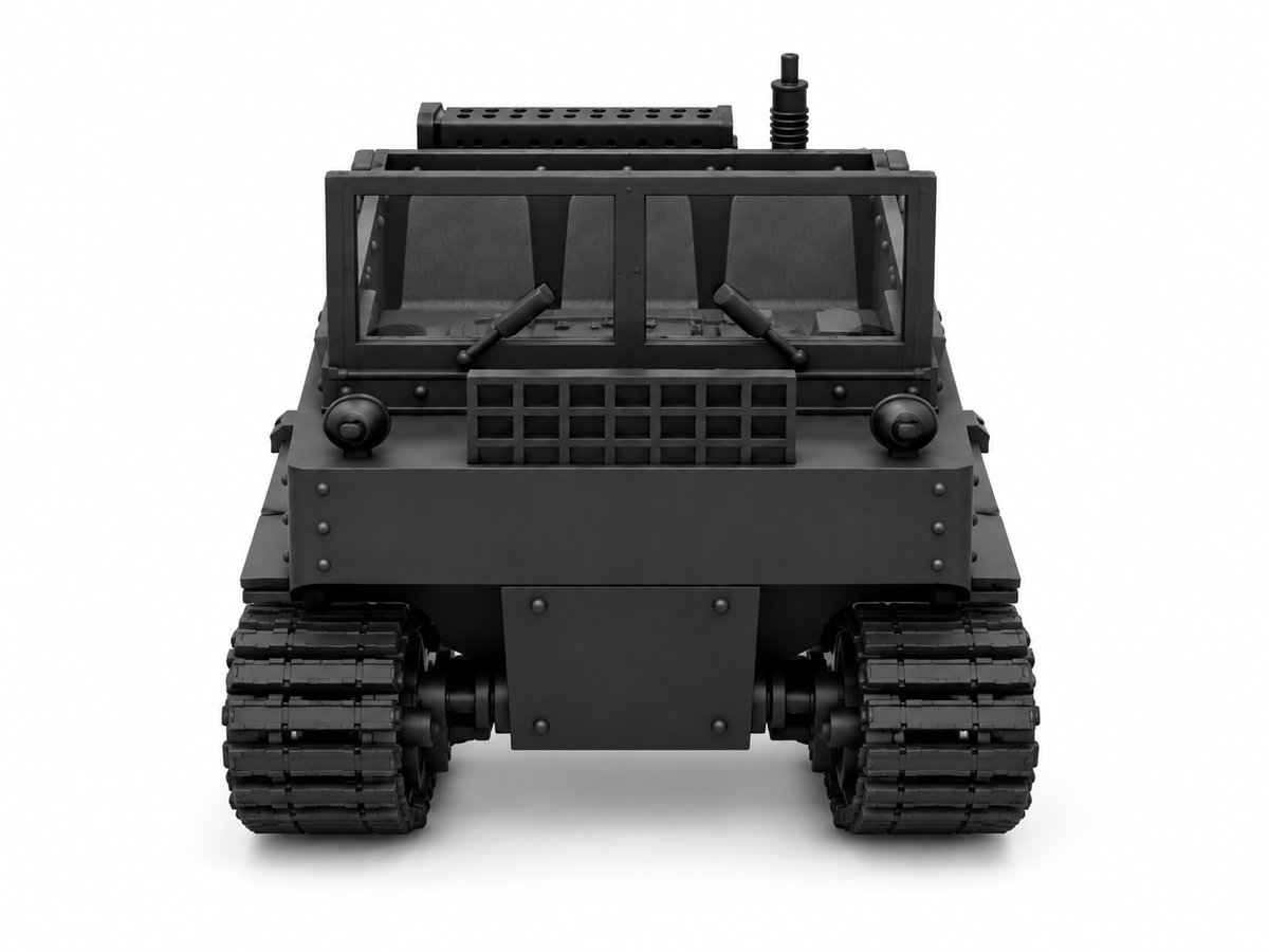 SSMODEL 1/72 1/144 Multi Scale M29 Weasel Tracked Vehicle Tank MODEL kit TSS0633 — detail view 4