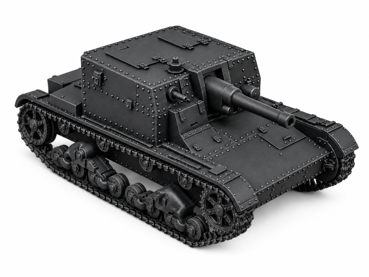 SSMODEL 1/72 1/144 Multi Scale AT-1 tank Resin Model Kit TSS0081 — detail view 14
