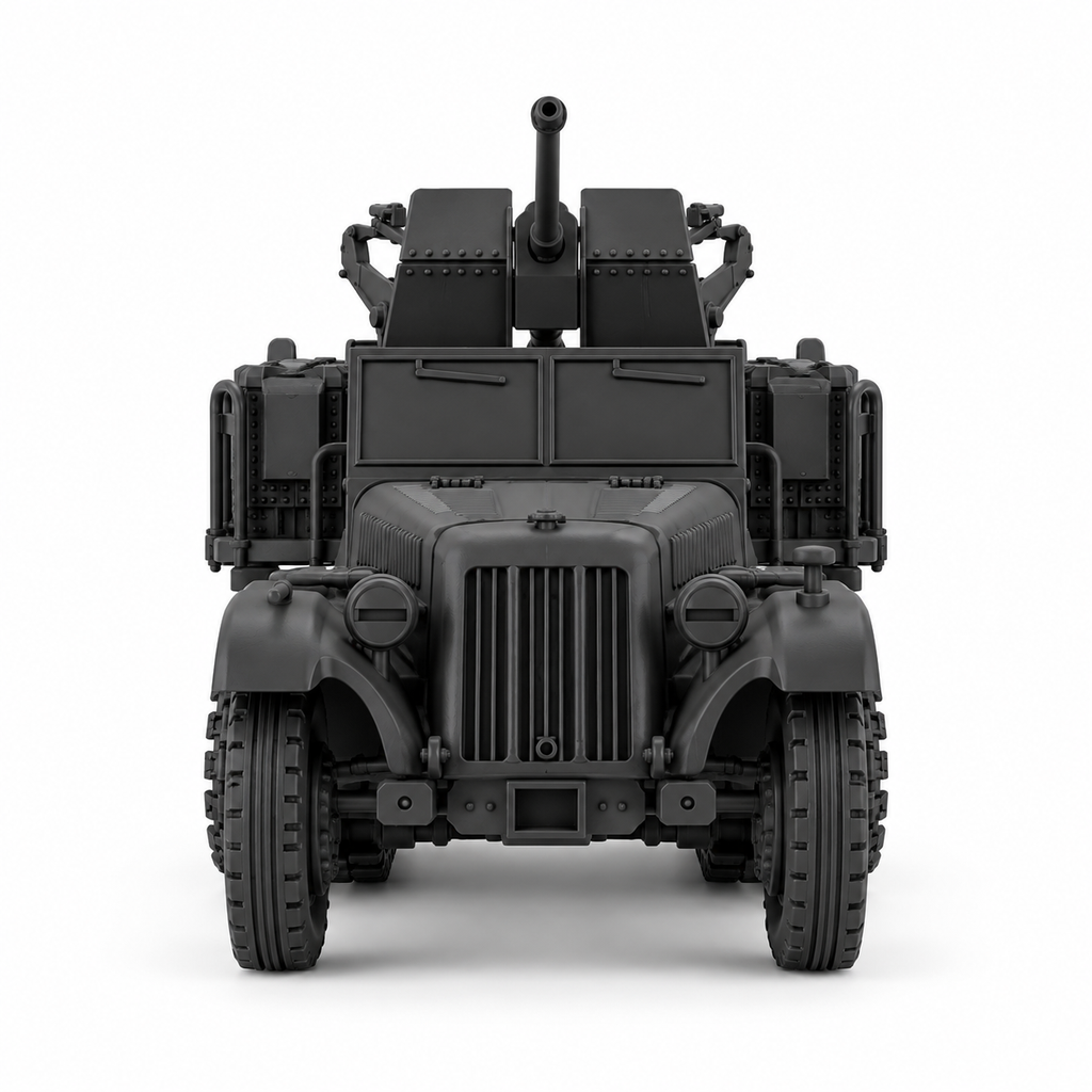 SSMODEL 1/72 1/144 Half-track Sd.Kfz.10/4 with 2cm Flak 30 Resin MODEL TSS1522