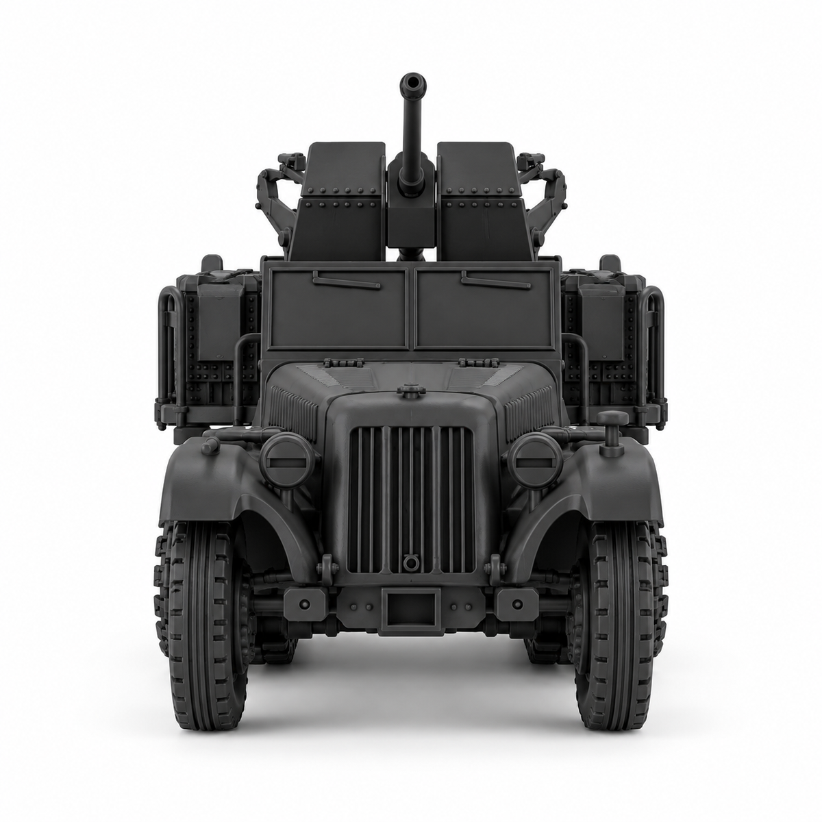 SSMODEL 1/72 1/144 Half-track Sd.Kfz.10/4 with 2cm Flak 30 Resin MODEL TSS1522 — detail view 3