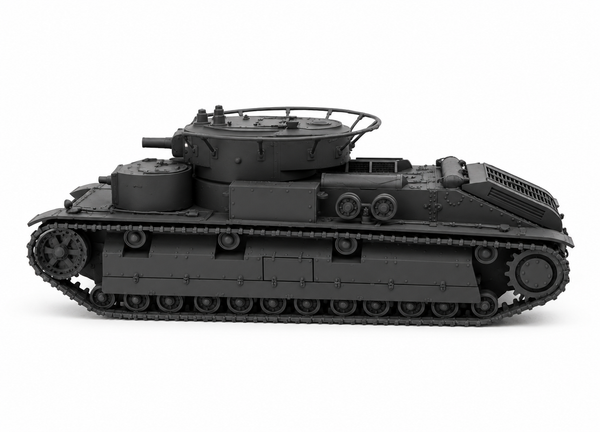 SSMODEL 1/72 1/144 Multi Scale Medium tank T-28А USSR WW2 Tank MODEL kit TSS1316