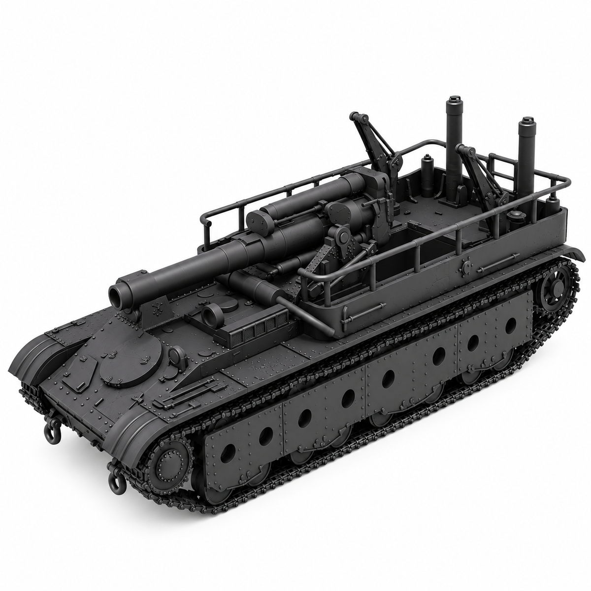 SSMODEL 1/72 1/144 Multi Scale SU-14-1 Tank Resin MODEL kit TSS0042 — detail view 15