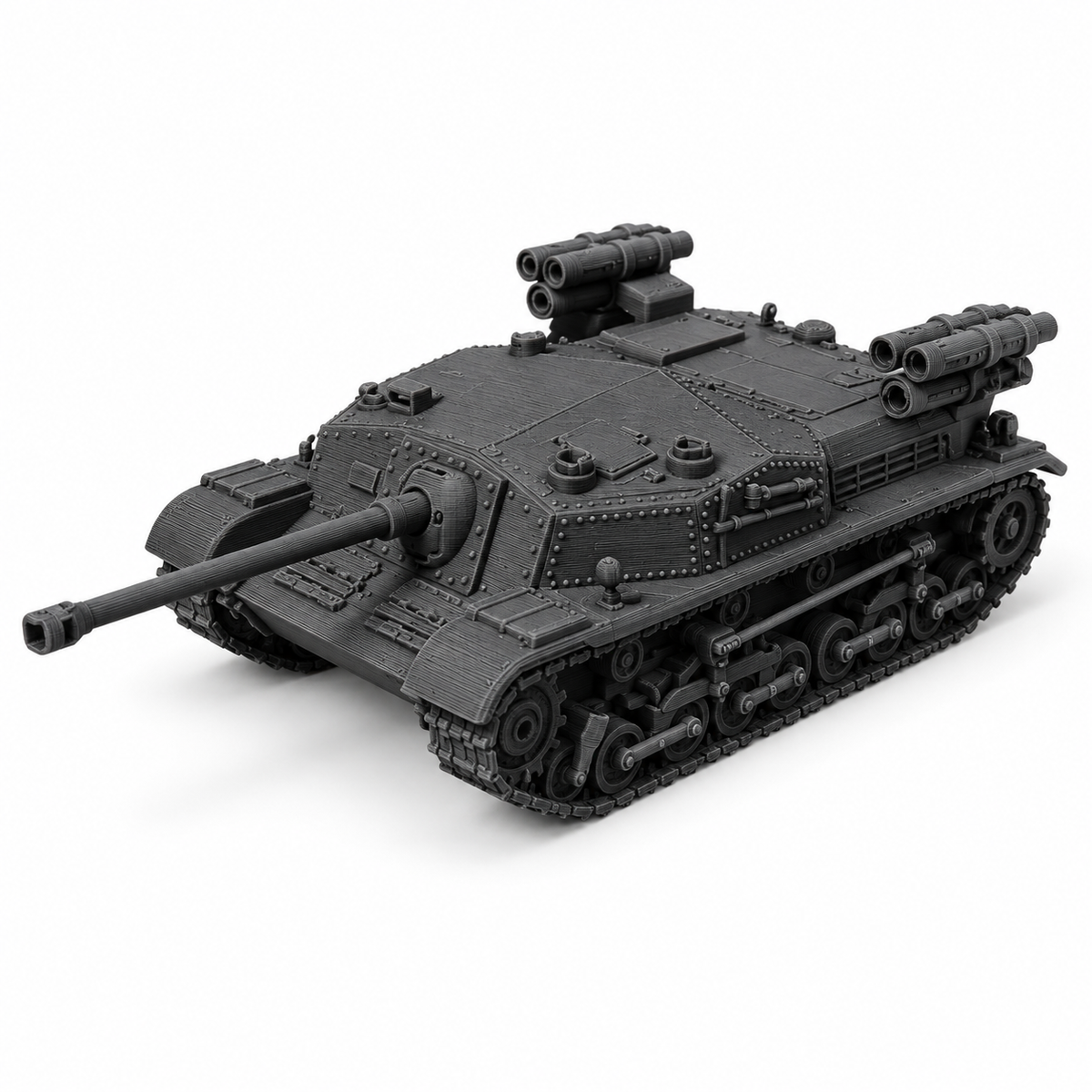 SSMODEL 1/72 1/144 Multi Scale 43M Zrinuy Sorozatveto Tank Resin Model TSS0745 — detail view 9