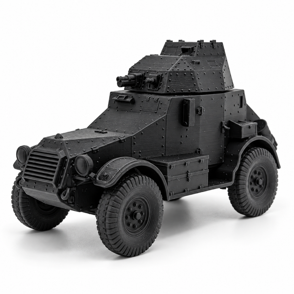 SSMODEL 1/72 1/144 Multi-Scale WWII French 165 Armored Car Resin Model TSS1219