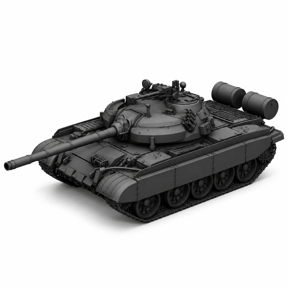 SSMODEL 1/72 1/144 Multi Scale T-55AM Merida polished tank MODEL kit TSS0388 — detail view 18