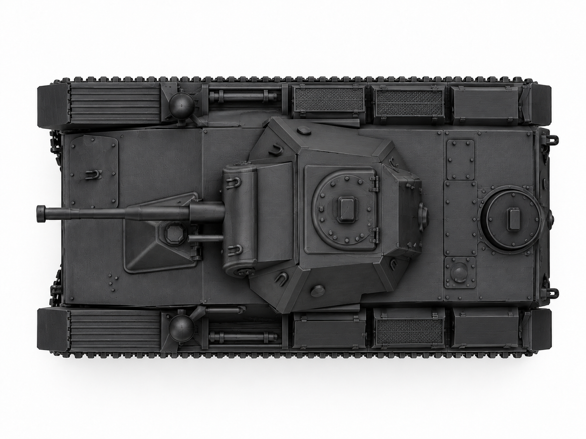 SSMODEL 1/72 1/144 Multi Scale T-70 Light Tank USSR WW2 Tank MODEL kit TSS1371 — detail view 3