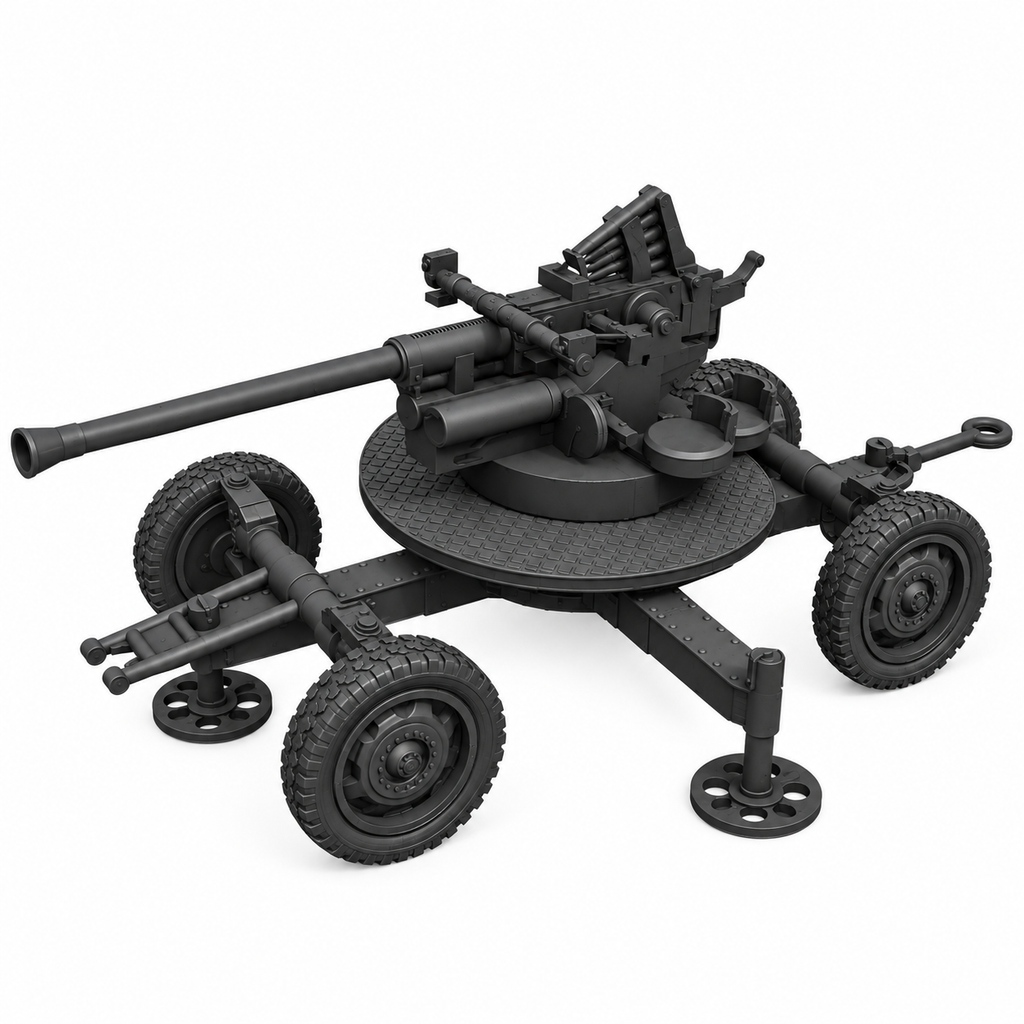SSMODEL 1/72 1/144 Multi Scale Hungarian Bofors 40mm Resin MODEL KIT TSS0445