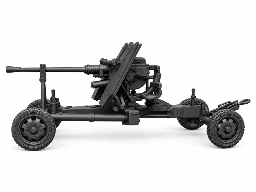 SSMODEL 1/72 1/144 Multi Scale Bofors 40mm anti-aircraft Wz.36 MODEL KIT TSS1468