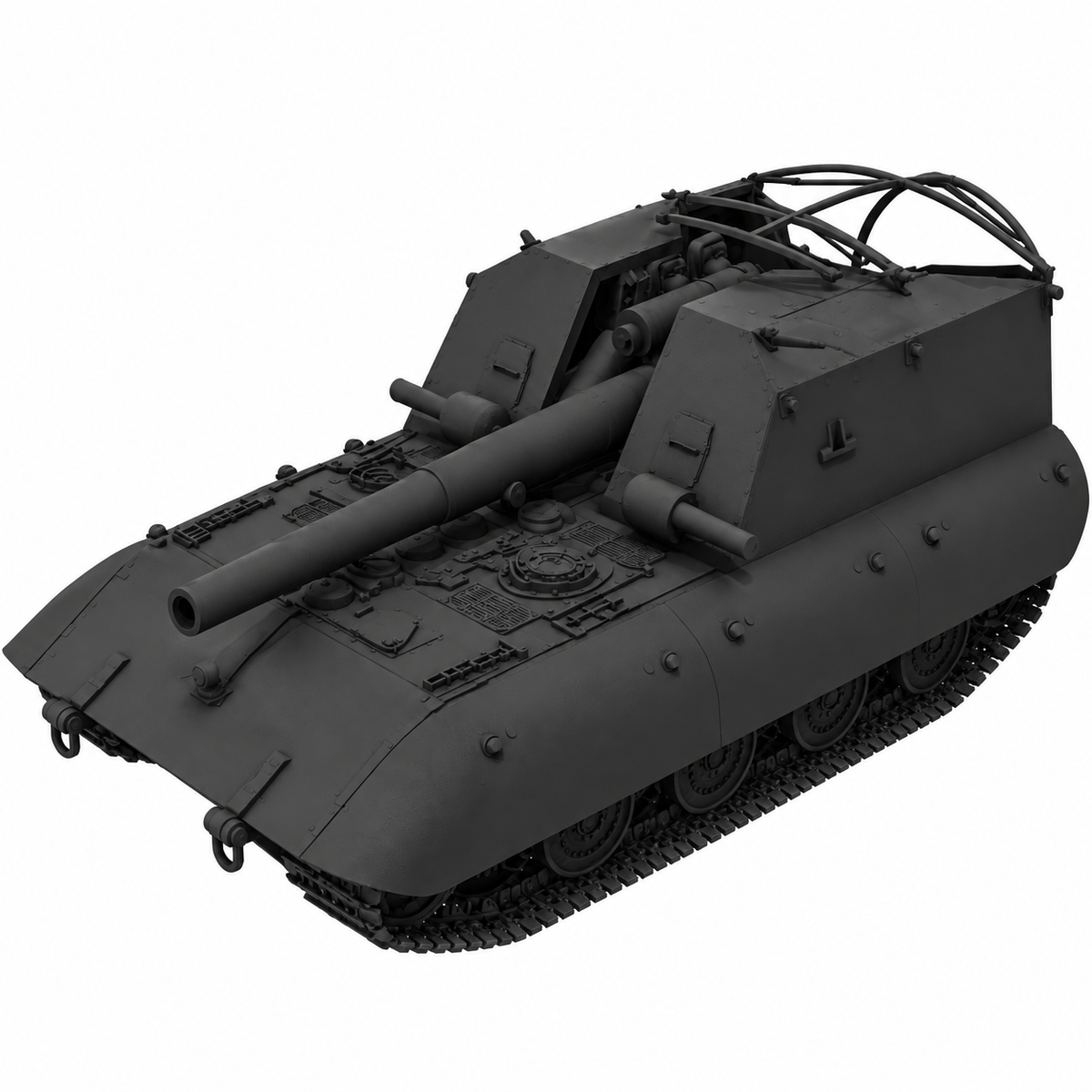 SSMODEL 1/72 1/144 Multi Scale G.W. E-100 Tank Resin  MODEL kit TSS0341 — scale model kit