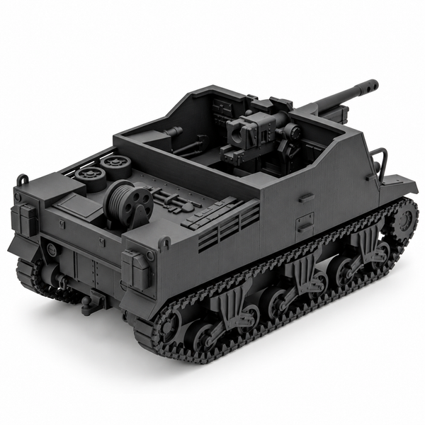 SSMODEL 1/72 1/144 WWII Canadian M7 Sexton II SPG D-Day Resin Model Kit TSS0887