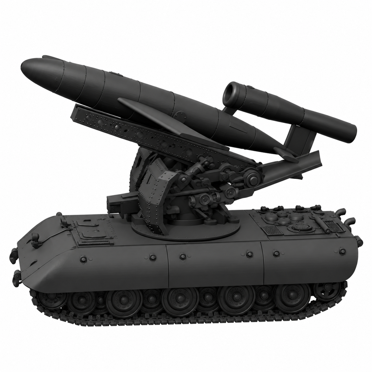 SSMODEL 1/72 1/144 Multi Scale V-1 auf E-100 german tank Resin MODEL KIT TSS0509 — detail view 3