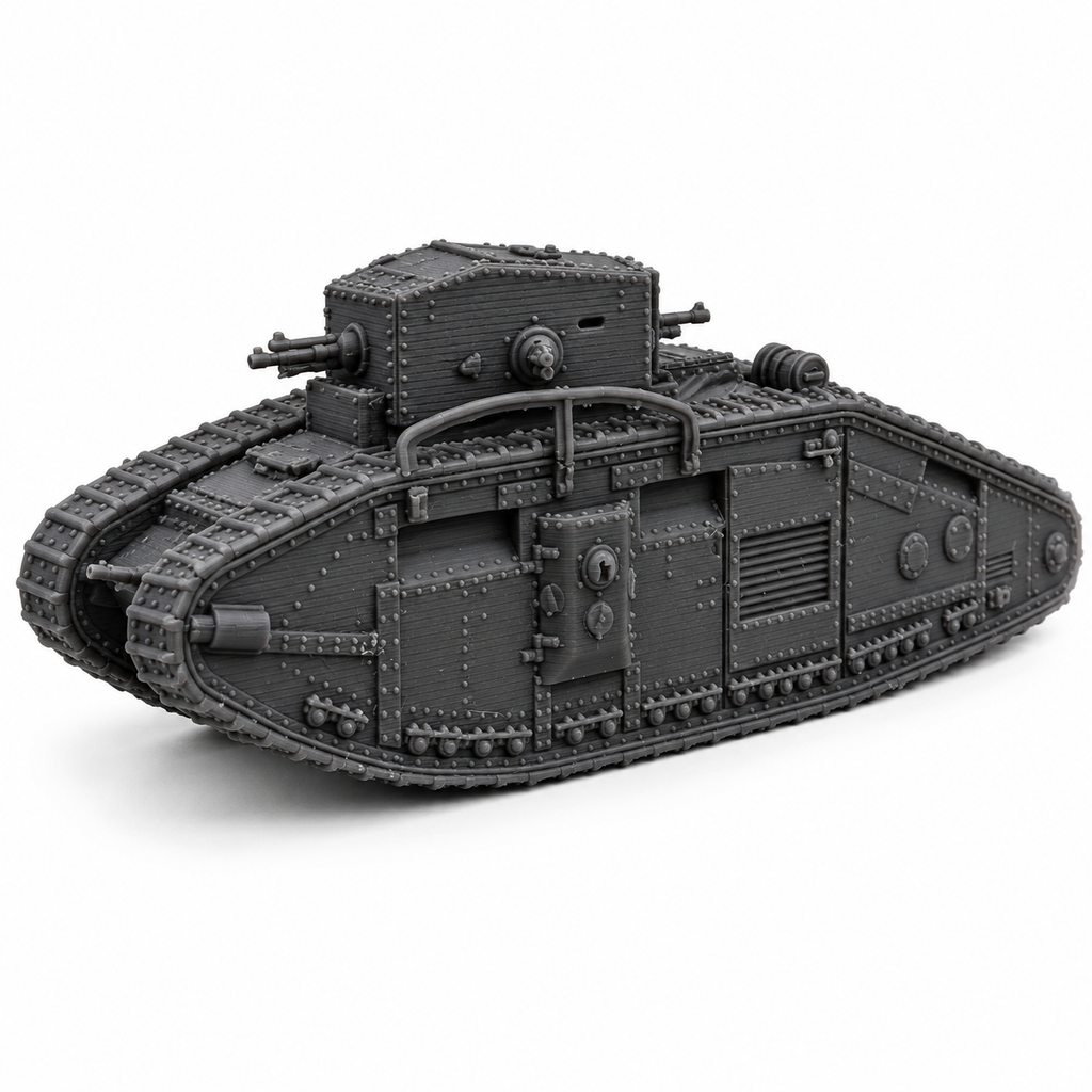 SSMODEL 1/72 1/144 Medium MarkB Whippet WW1 British Tank Resin Model Kit TSS0733