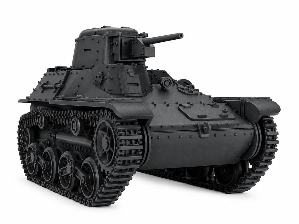 SSMODEL 1/72 1/144 Multi Scale Type 97 Te-Ke Tank Resin MODEL kit TSS1399