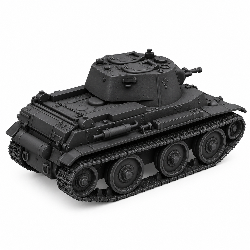 SSMODEL 1/72 1/144 Multi Scale BT-10R Soviet fictional recon tank Model TSS0157