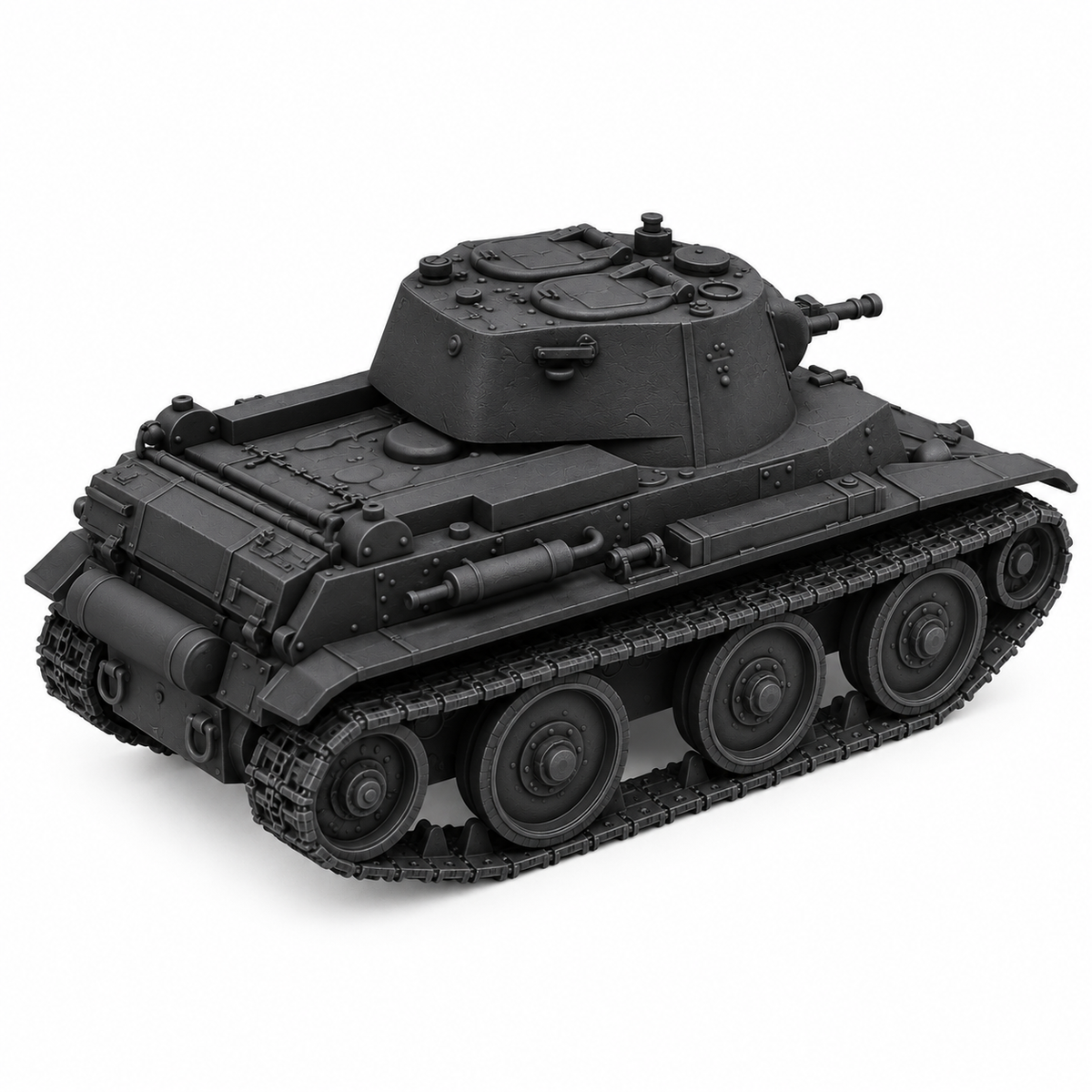 SSMODEL 1/72 1/144 Multi Scale BT-10R Soviet fictional recon tank Model TSS0157 — detail view 5