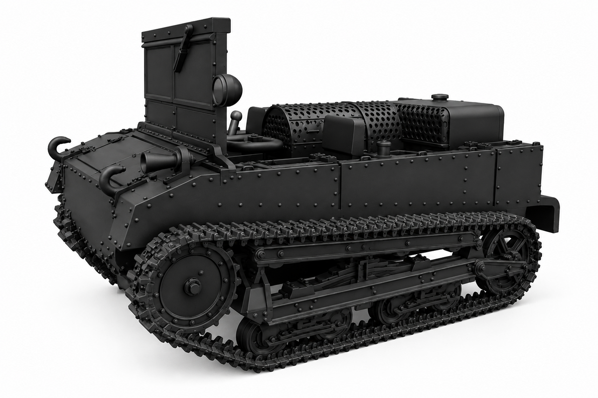 SSMODEL 1/72 1/144 C2P Artillery Tractor Poland Resin MODEL KIT TSS1462 — detail view 13