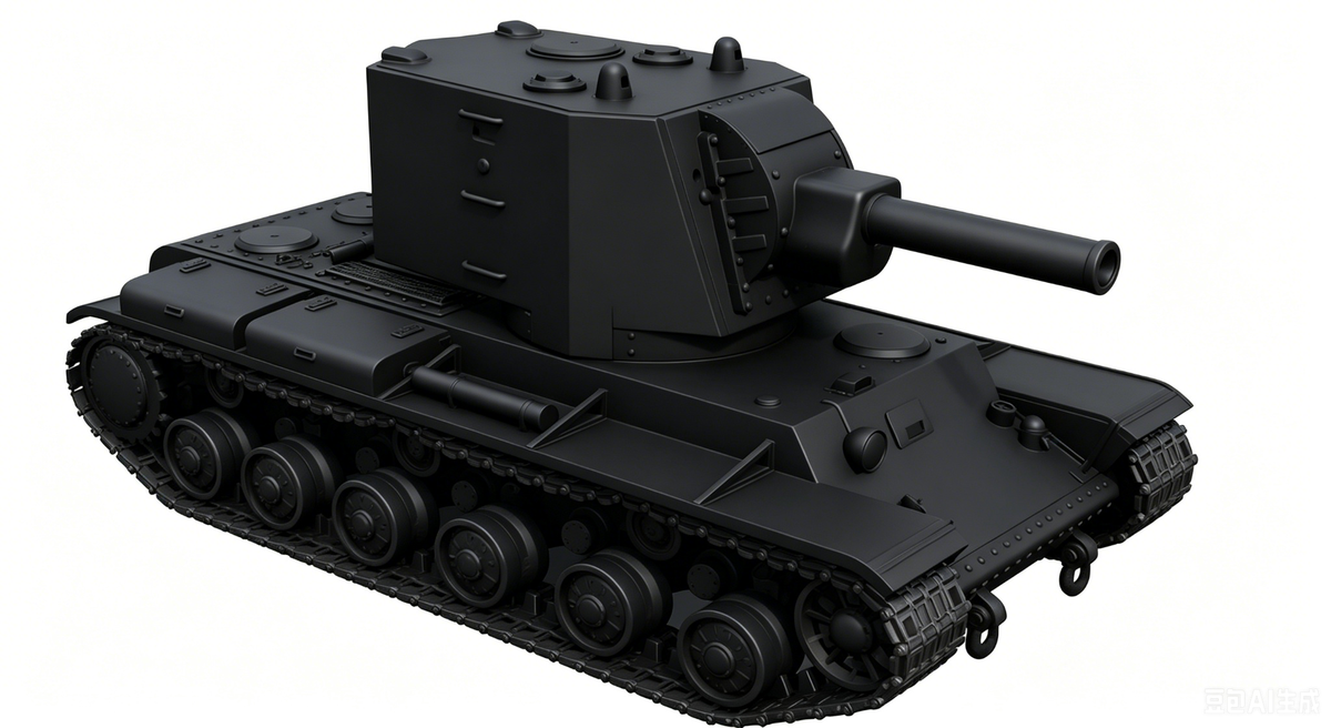 SSMODEL 1/72 1/144 Multi Scale KV-2 pre-serial prototypes tank MODEL kit TSS0145 — detail view 13