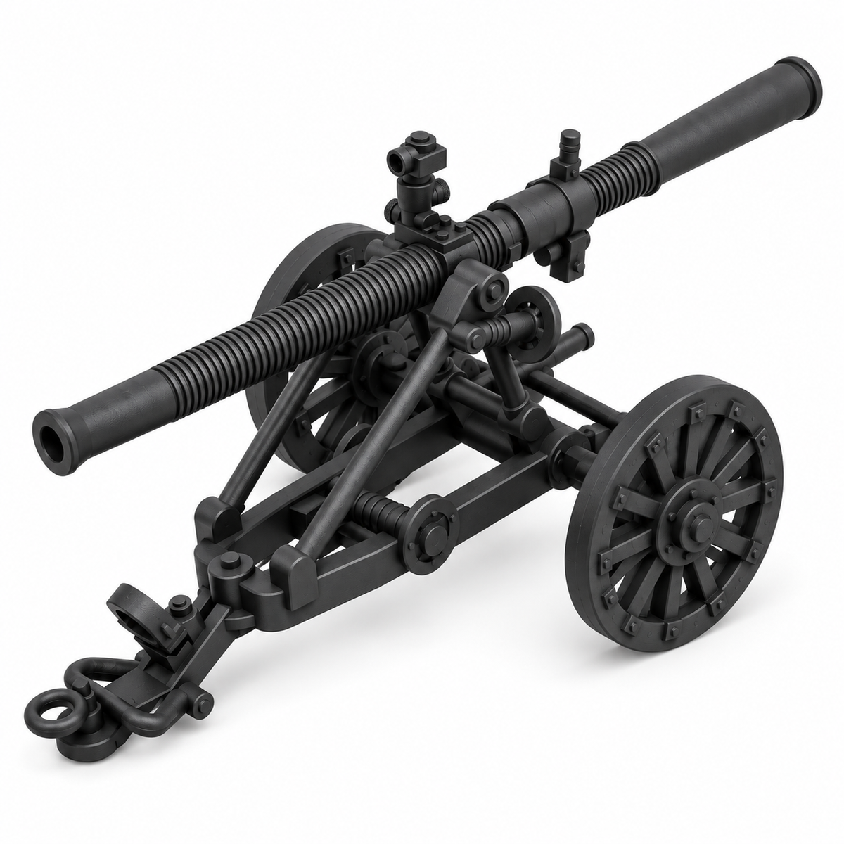 SSMODEL 1/72 1/144 Multi Scale 76mm battalion recoilless BPK76 MODEL KIT TSS0436 — detail view 3