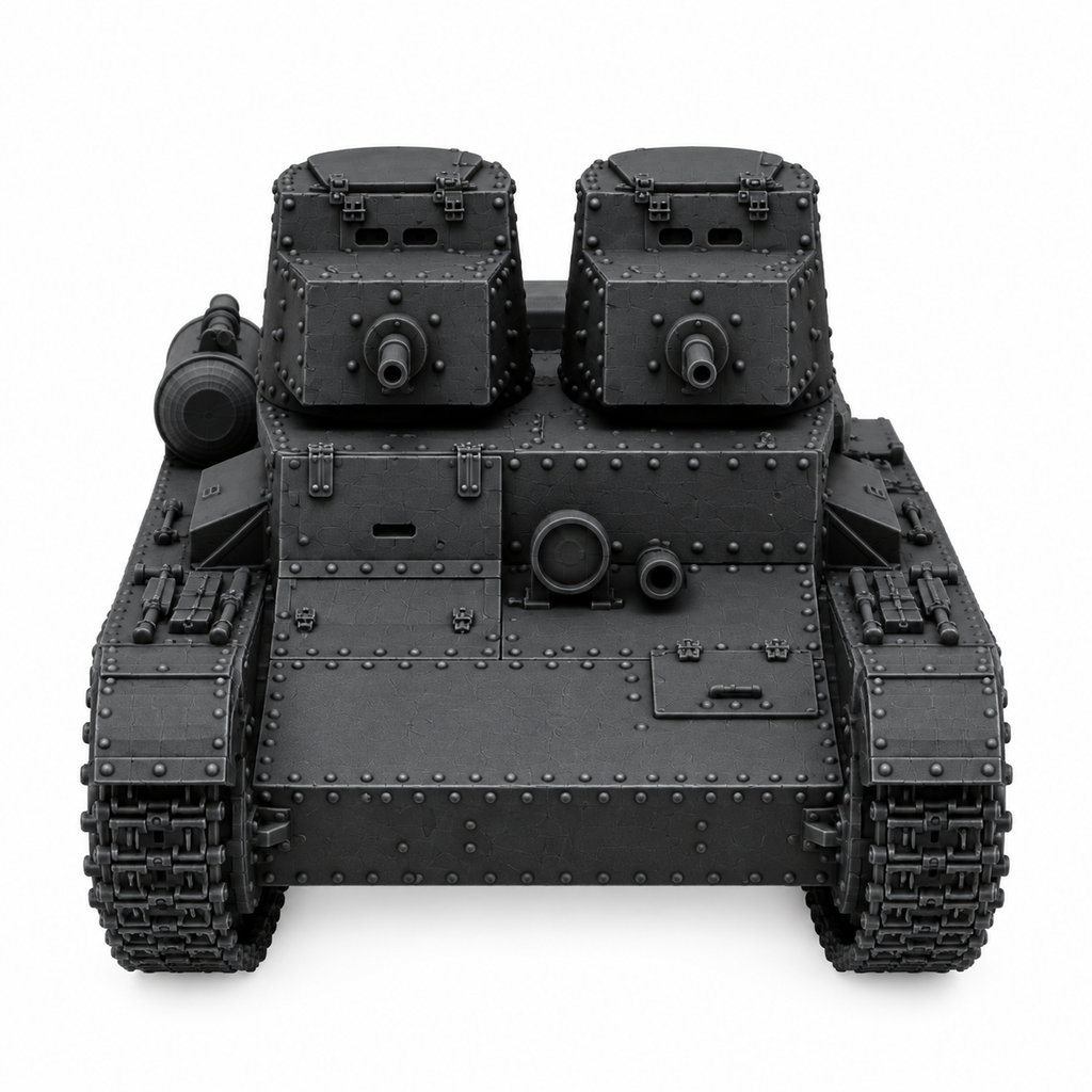 SSMODEL 1/72 1/144 T-26 mod1931 with TKhP-3 smoke device tank Model Kit TSS0060