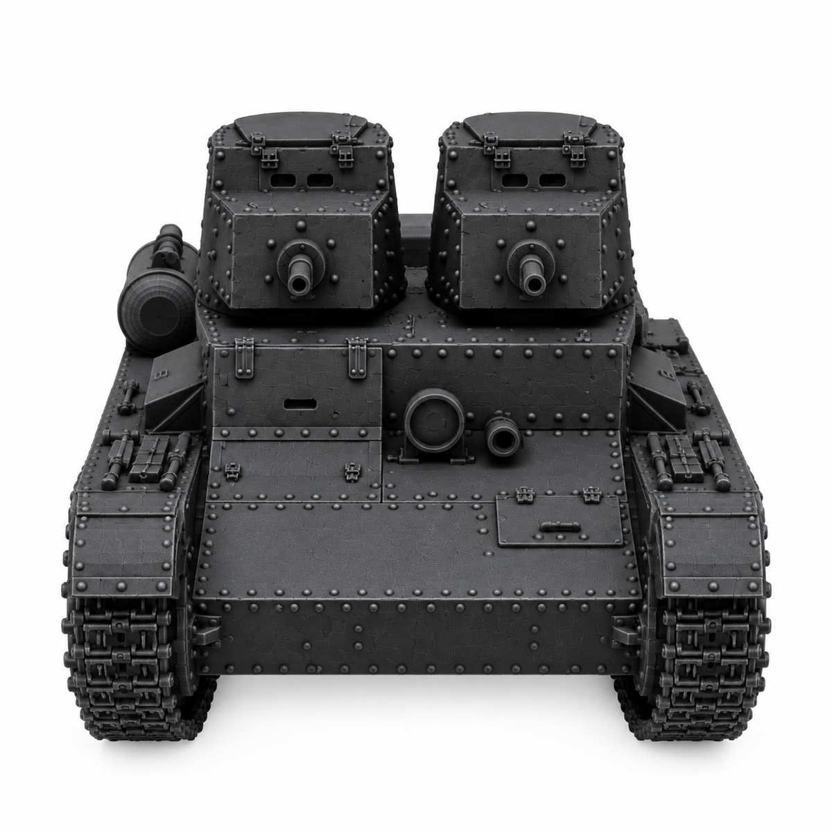 SSMODEL 1/72 1/144 T-26 mod1931 with TKhP-3 smoke device tank Model Kit TSS0060 — detail view 2